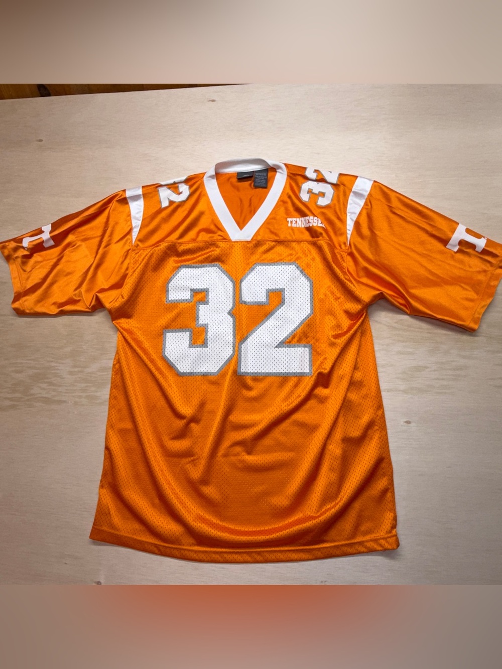 Vtg Tennessee Volunteers Jersey Mens XL Orange Football Retired #32 Bill Nowling